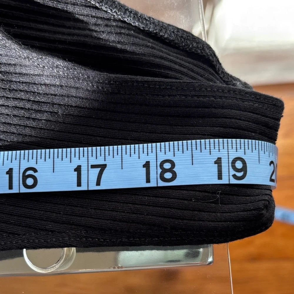 Angie Bauer S Black Ribbed Bodysuit - Picture 11 of 11